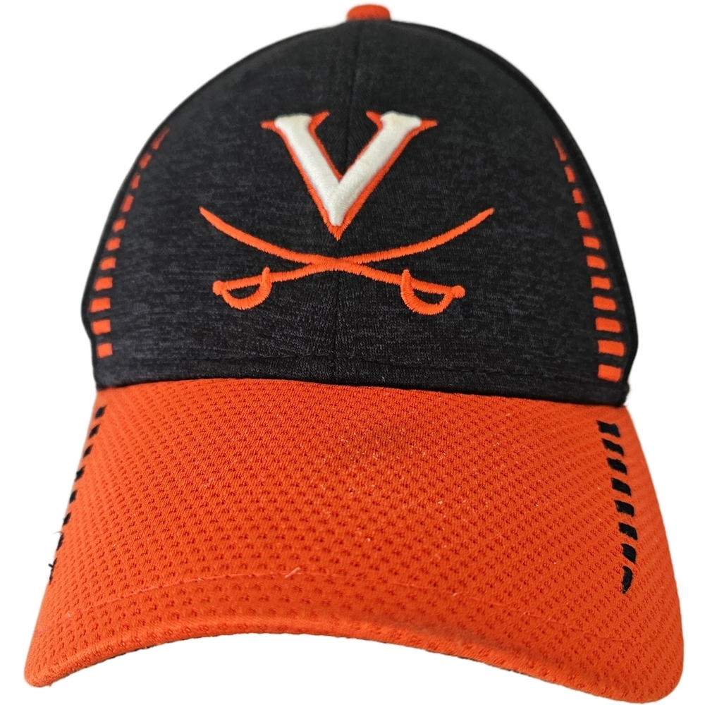 Virginia Cavaliers L Hoos NCAA New Era 9FORTY Spap Back Hat One Size Blue Orange